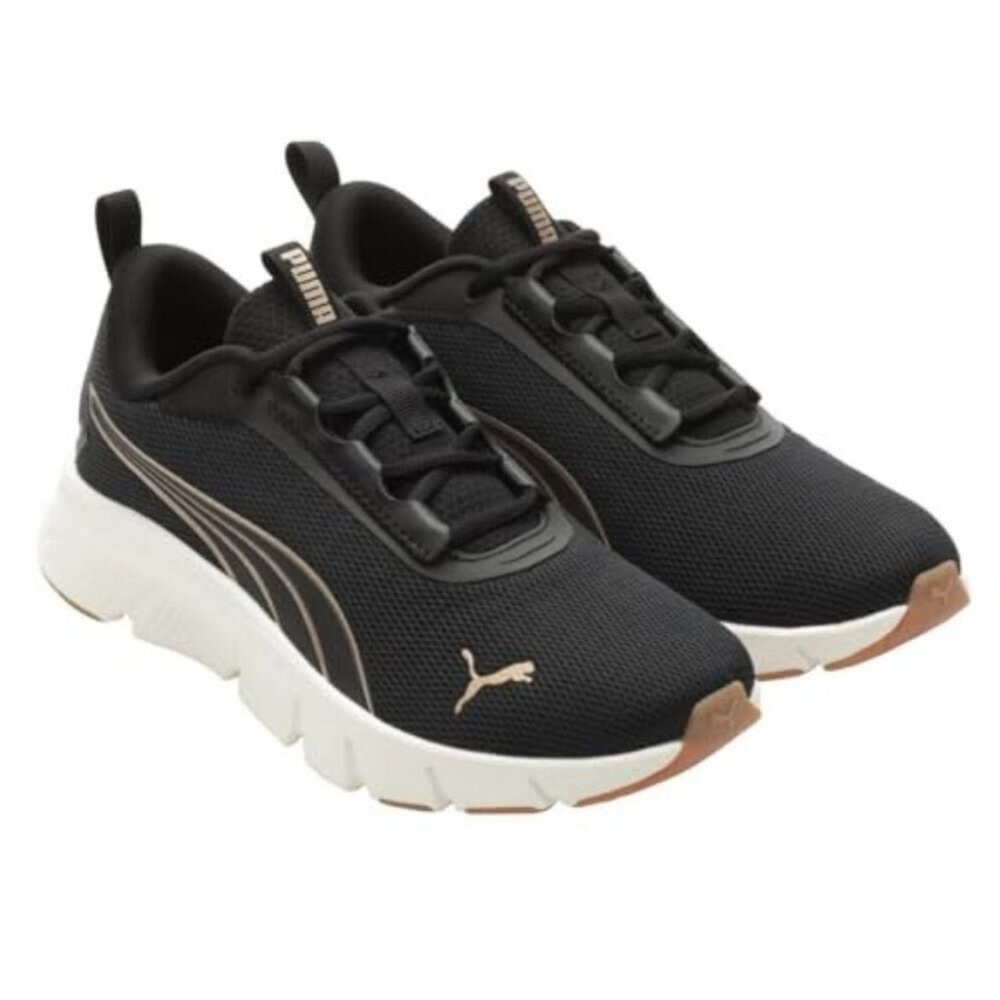 Women’s Puma Focus Lite Walking Sneaker - Black/Gold size 8.5